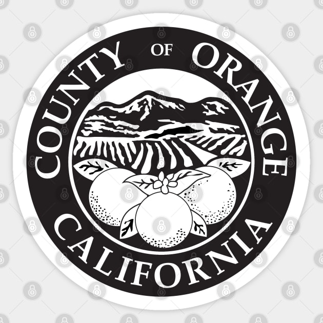 County of Orange Sticker by Historia